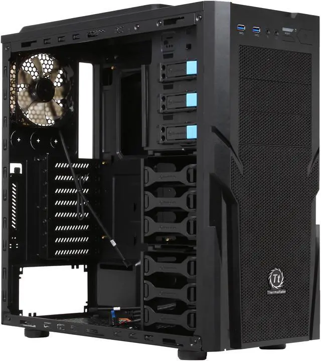 Alt view image 7 of 9 - Thermaltake Commander G41/Black/Win/SECC Black SPCC ATX Mid Tower Computer Case (CA-1B4-00M1WN-00)