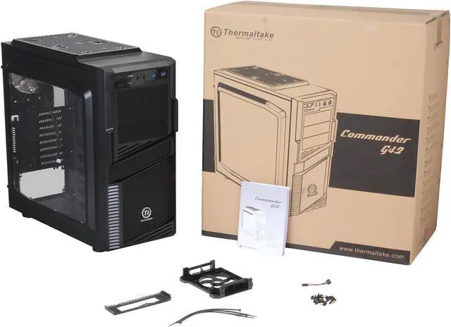 Alt view image 10 of 9 - Thermaltake Commander G42 Black ATX Mid Tower Gaming Computer Case (CA-1B5-00M1WN-00)