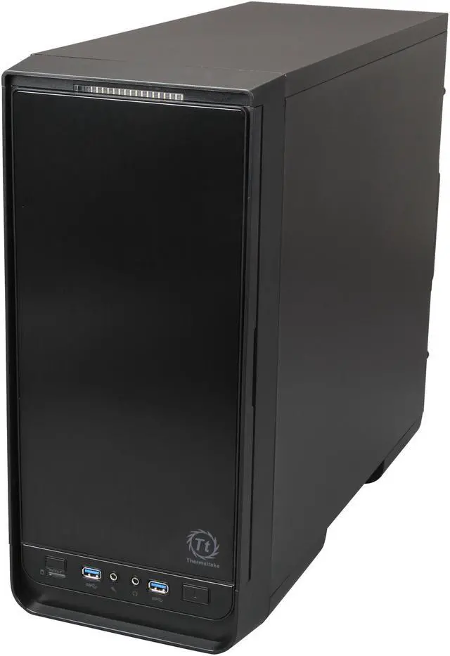Alt view image 3 of 9 - Thermaltake Urban S1 Black SECC MicroATX Mini Tower Computer Case (CA-1A8-00M1NN-00)