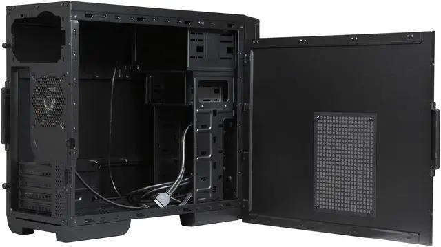 Alt view image 5 of 9 - Thermaltake Urban S1 Black SECC MicroATX Mini Tower Computer Case (CA-1A8-00M1NN-00)