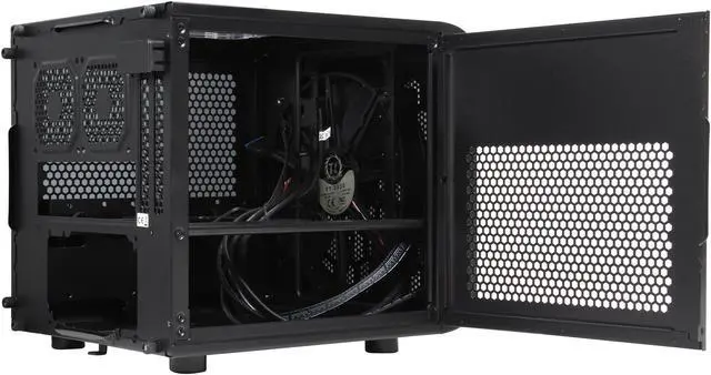 Alt view image 5 of 10 - Thermaltake Core V1 Extreme Mini ITX Cube Chassis, Compatible with Air and Liquid Cooling Builds (CA-1B8-00S1WN-00)