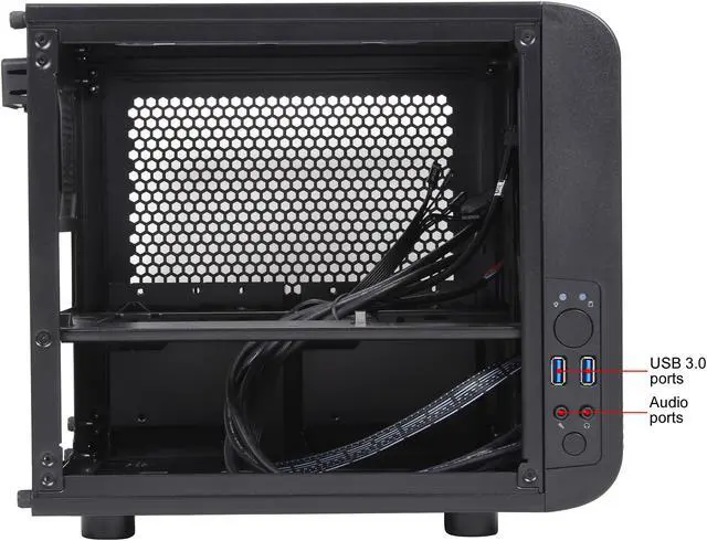 Alt view image 7 of 10 - Thermaltake Core V1 Extreme Mini ITX Cube Chassis, Compatible with Air and Liquid Cooling Builds (CA-1B8-00S1WN-00)