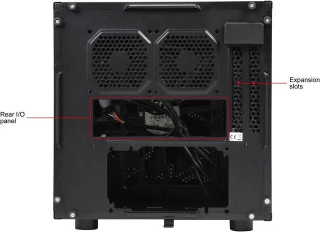Alt view image 9 of 10 - Thermaltake Core V1 Extreme Mini ITX Cube Chassis, Compatible with Air and Liquid Cooling Builds (CA-1B8-00S1WN-00)