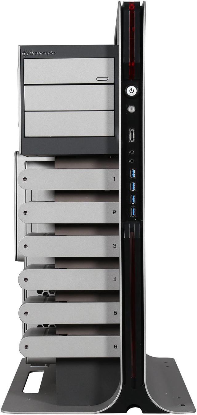 Alt view image 3 of 8 - Thermaltake Level 10 Titanium Edition VL300A9N1N Aluminum USB 3.0 Black / Titanium ATX Gaming Full Tower Computer Case