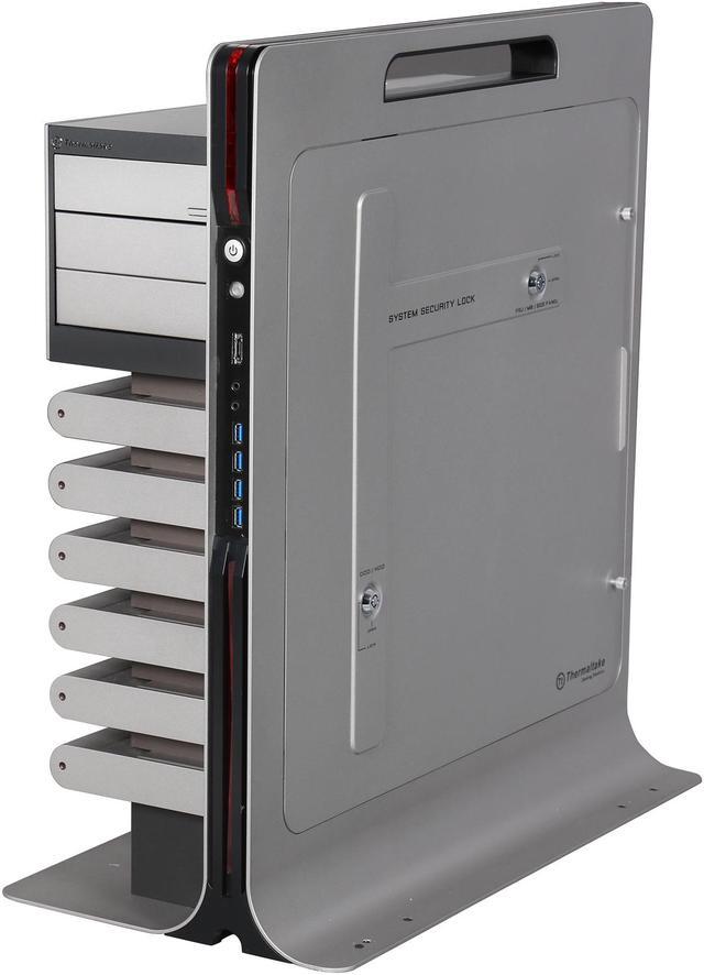 Alt view image 4 of 8 - Thermaltake Level 10 Titanium Edition VL300A9N1N Aluminum USB 3.0 Black / Titanium ATX Gaming Full Tower Computer Case
