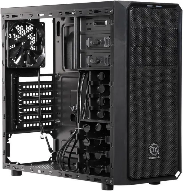 Alt view image 7 of 10 - Thermaltake Versa H25 CA-1C2-00M1NN-00 Black SPCC ATX Gaming Mid Tower Computer Case