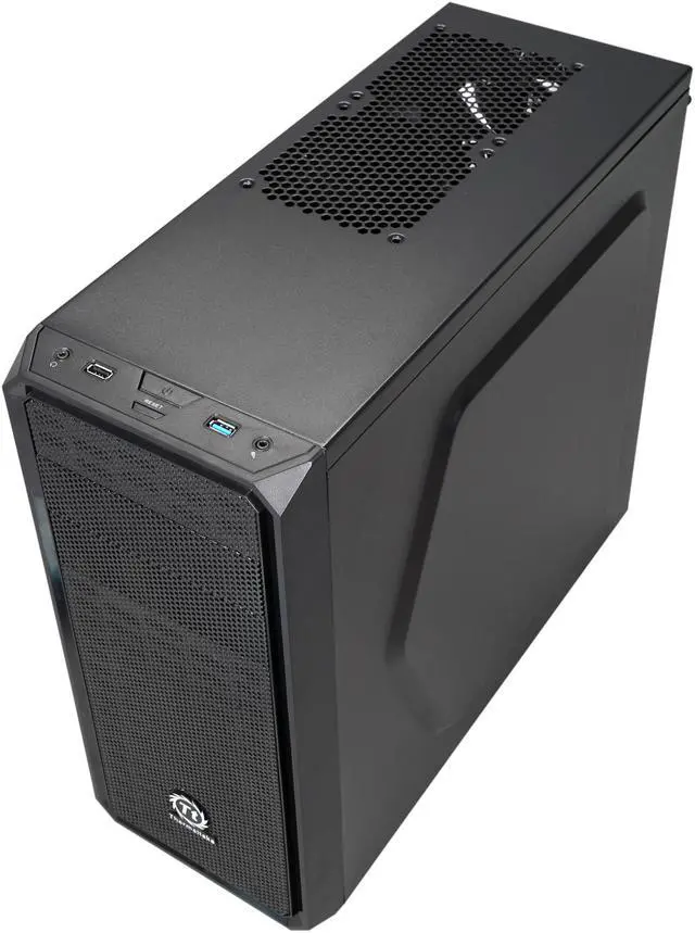 Alt view image 8 of 10 - Thermaltake Versa H25 CA-1C2-00M1NN-00 Black SPCC ATX Gaming Mid Tower Computer Case