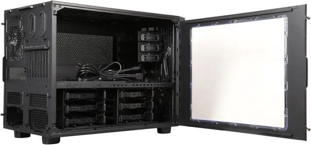 Alt view image 6 of 9 - Thermaltake Core X9 Black E-ATX Stackable Tt LCS Certified Cube Chassis CA-1D8-00F1WN-00