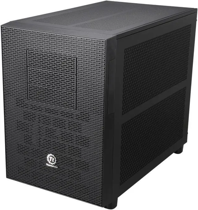 Alt view image 3 of 8 - Thermaltake Core X2 Black Micro ATX Stackable Tt LCS Certified Cube Chassis CA-1D7-00C1WN-00