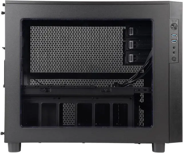 Alt view image 4 of 8 - Thermaltake Core X2 Black Micro ATX Stackable Tt LCS Certified Cube Chassis CA-1D7-00C1WN-00
