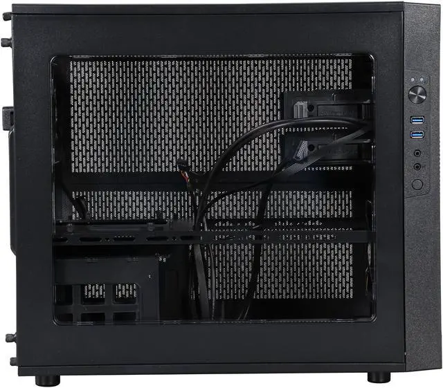 Alt view image 5 of 9 - Thermaltake Core X1 Black Mini ITX Stackable Tt LCS Certified Cube Chassis CA-1D6-00S1WN-00