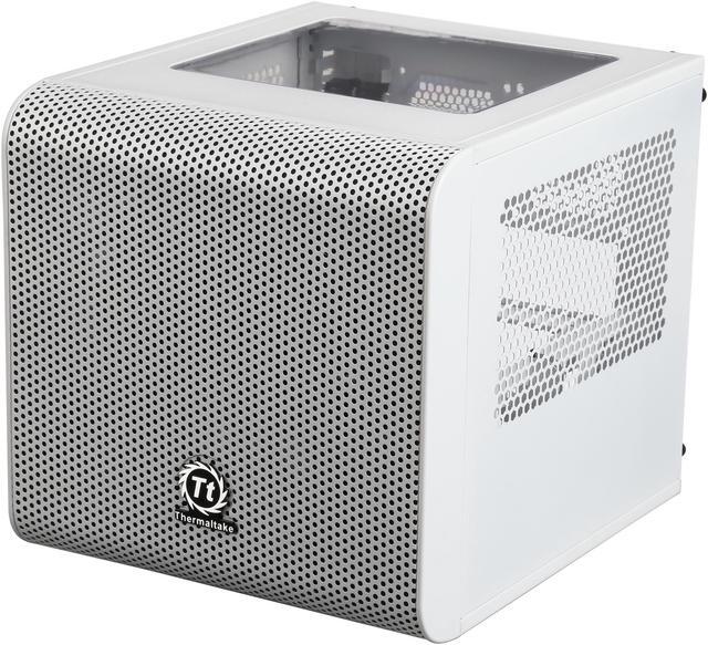 Alt view image 3 of 14 - Thermaltake Core V1 Snow Edition Extreme Mini ITX Cube Chassis, Compatible with Air and Liquid Cooling Builds CA-1B8-00S6WN-01