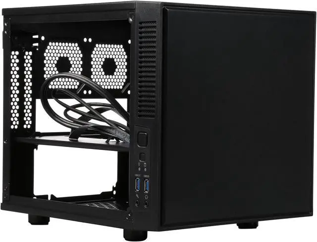 Alt view image 7 of 9 - Thermaltake Suppressor F1 CA-1E6-00S1WN-00 Black SPCC Mini-ITX Computer Case