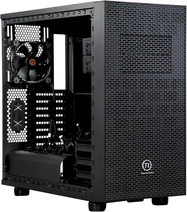Alt view image 8 of 10 - Thermaltake Core X31 RGB Edition Black ATX Gaming Mid Tower Tt LCS Certified Gaming Computer Case CA-1E9-00M1WN-02