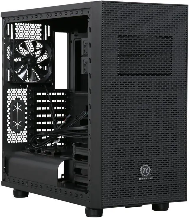Alt view image 8 of 9 - Thermaltake Core X31 Black ATX Gaming Mid Tower Tt LCS Certified Gaming Computer Case CA-1E9-00M1WN-00