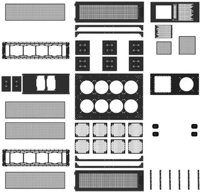 Alt view image 9 of 9 - Thermaltake Core P200 CA-1F4-00D1NN-00 Black SPCC Pedestal Computer Case