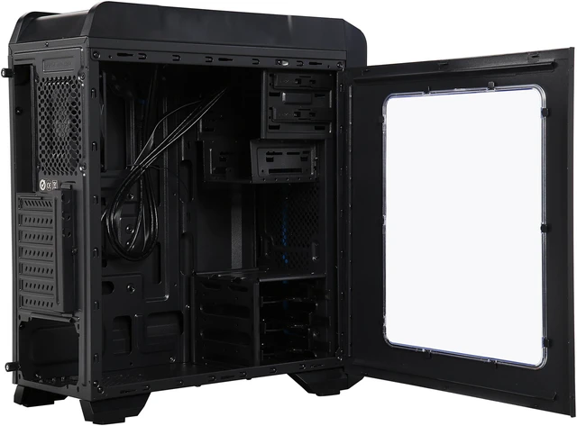 Alt view image 5 of 9 - Thermaltake Versa N23 Black SPCC ATX Gaming Mid Tower Computer Case CA-1E2-00M1WN-00