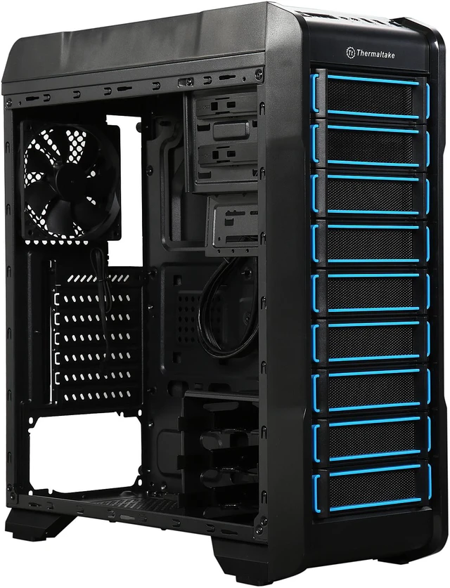 Alt view image 7 of 9 - Thermaltake Versa N23 Black SPCC ATX Gaming Mid Tower Computer Case CA-1E2-00M1WN-00