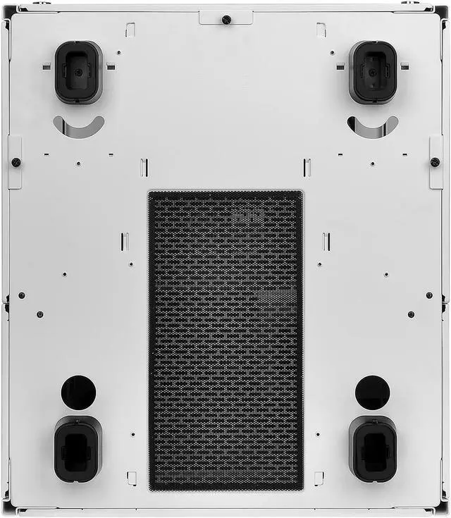 Alt view image 10 of 12 - Thermaltake Tower 900 Snow Edition Tempered Glass Fully Modular E-ATX Vertical Super Tower Chassis CA-1H1-00F6WN-00