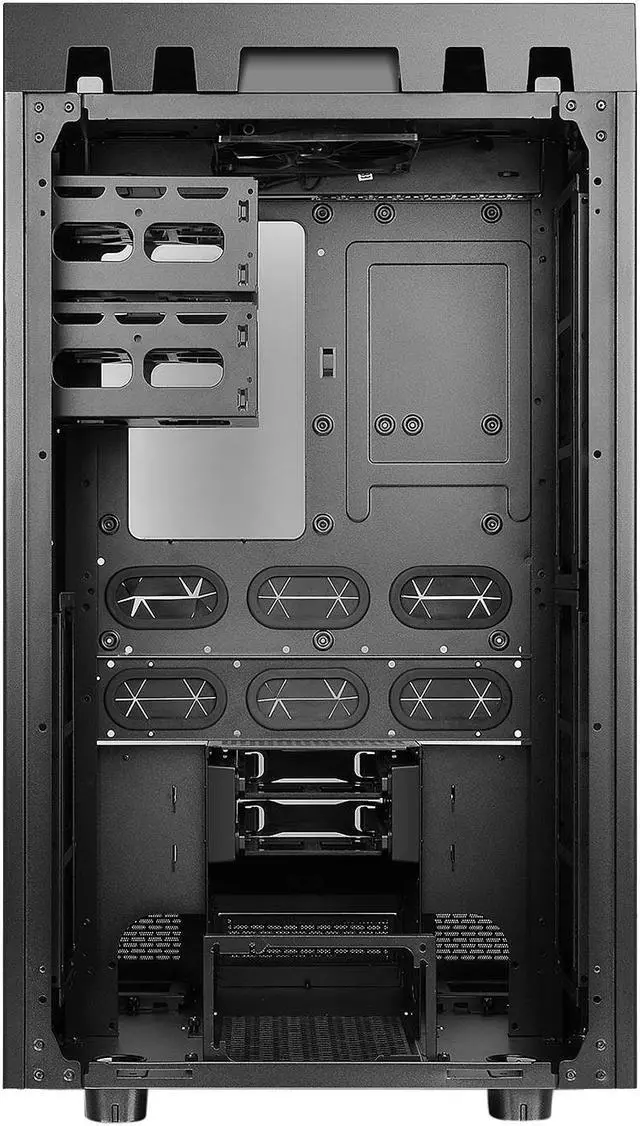 Alt view image 5 of 11 - Thermaltake Tower 900 Black Tempered Glass Fully Modular E-ATX Vertical Super Tower Chassis CA-1H1-00F1WN-00