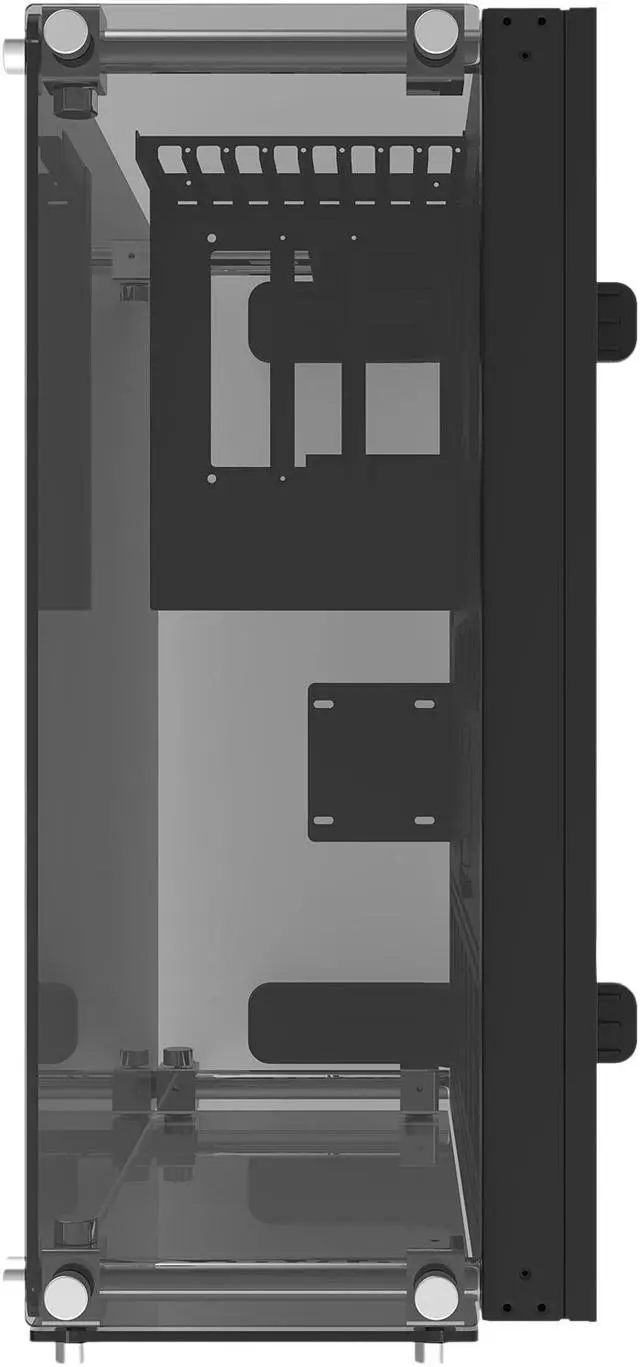 Alt view image 6 of 10 - Thermaltake Core P5 Black Tempered Glass Edition ATX Open Frame Panoramic Viewing Tt LCS Certified Gaming Computer Case CA-1E7-00M1WN-03