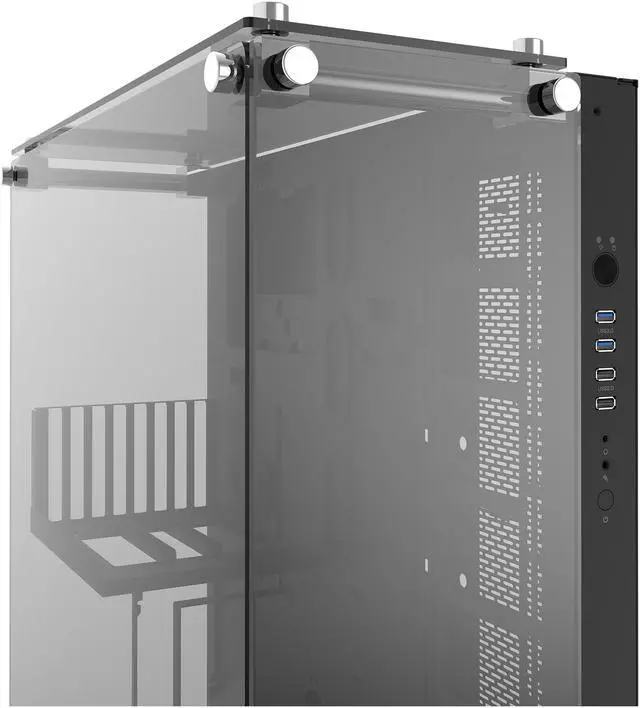 Alt view image 10 of 10 - Thermaltake Core P5 Black Tempered Glass Edition ATX Open Frame Panoramic Viewing Tt LCS Certified Gaming Computer Case CA-1E7-00M1WN-03