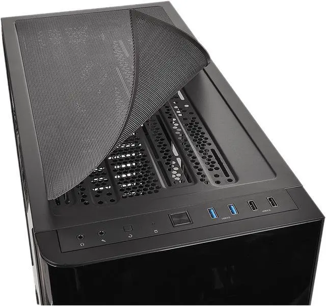 Alt view image 12 of 19 - Thermaltake View 31 Dual Tempered Glass ATX Tt LCS Certified Black Gaming Mid Tower Computer Case CA-1H8-00M1WN-00