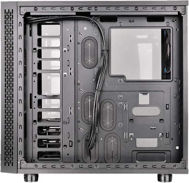 Alt view image 4 of 19 - Thermaltake View 31 Dual Tempered Glass ATX Tt LCS Certified Black Gaming Mid Tower Computer Case CA-1H8-00M1WN-00