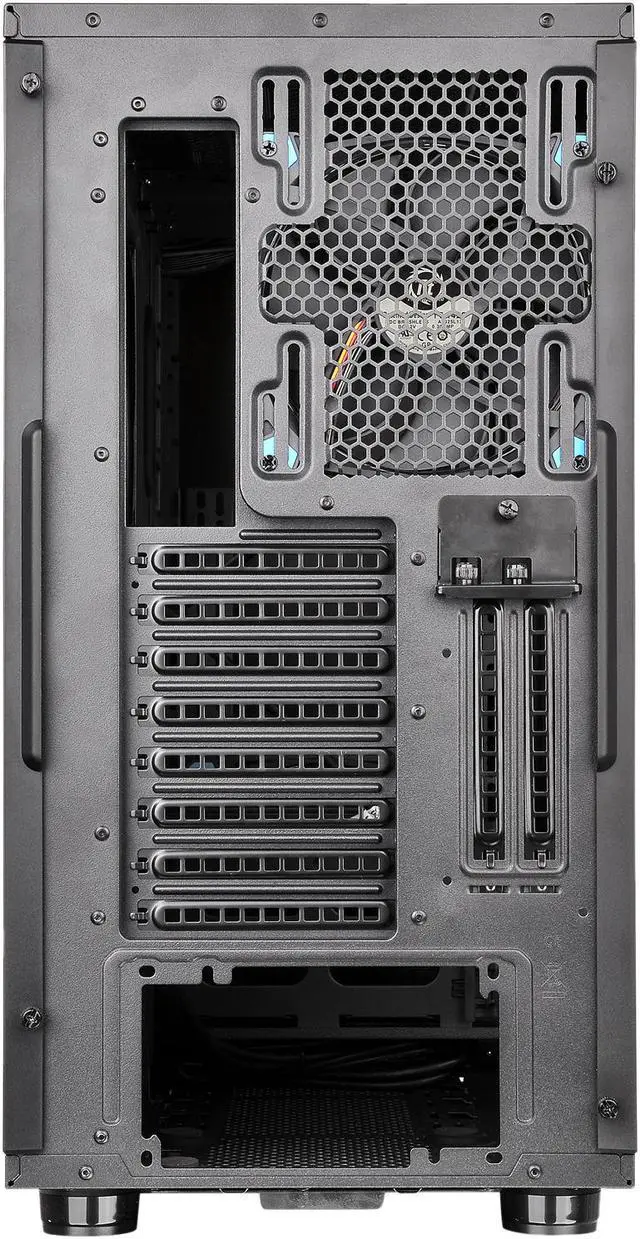 Alt view image 10 of 19 - Thermaltake View 31 Dual Tempered Glass ATX Tt LCS Certified Black Gaming Mid Tower Computer Case CA-1H8-00M1WN-00