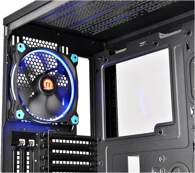 Alt view image 11 of 19 - Thermaltake View 31 Dual Tempered Glass ATX Tt LCS Certified Black Gaming Mid Tower Computer Case CA-1H8-00M1WN-00