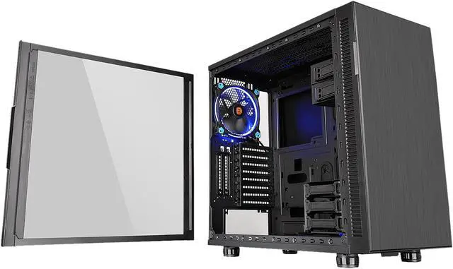 Alt view image 9 of 12 - Thermaltake Suppressor F31 Tempered Glass Edition ATX Mid Tower Tt LCS Certified Gaming Silent Computer Case CA-1E3-00M1WN-03