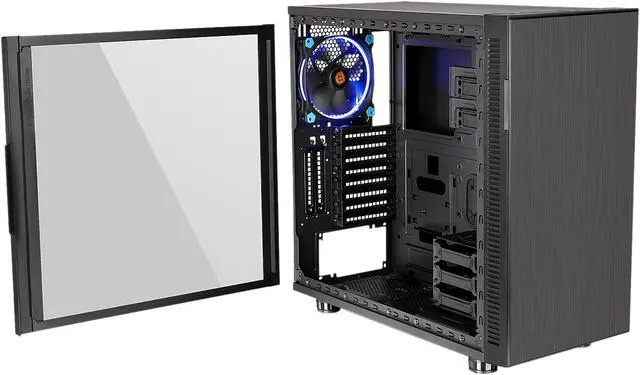 Alt view image 7 of 12 - Thermaltake Suppressor F31 Tempered Glass Edition ATX Mid Tower Tt LCS Certified Gaming Silent Computer Case CA-1E3-00M1WN-03