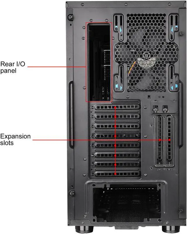 Alt view image 12 of 12 - Thermaltake Suppressor F31 Tempered Glass Edition ATX Mid Tower Tt LCS Certified Gaming Silent Computer Case CA-1E3-00M1WN-03