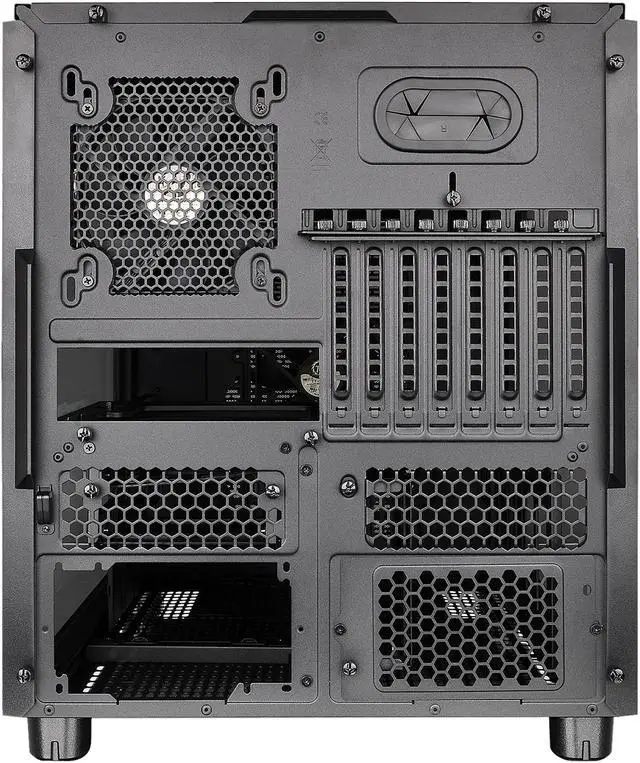 Alt view image 7 of 7 - Thermaltake Core X5 Tempered Glass Edition E-ATX Stackable Black Cube Chassis CA-1E8-00M1WN-02