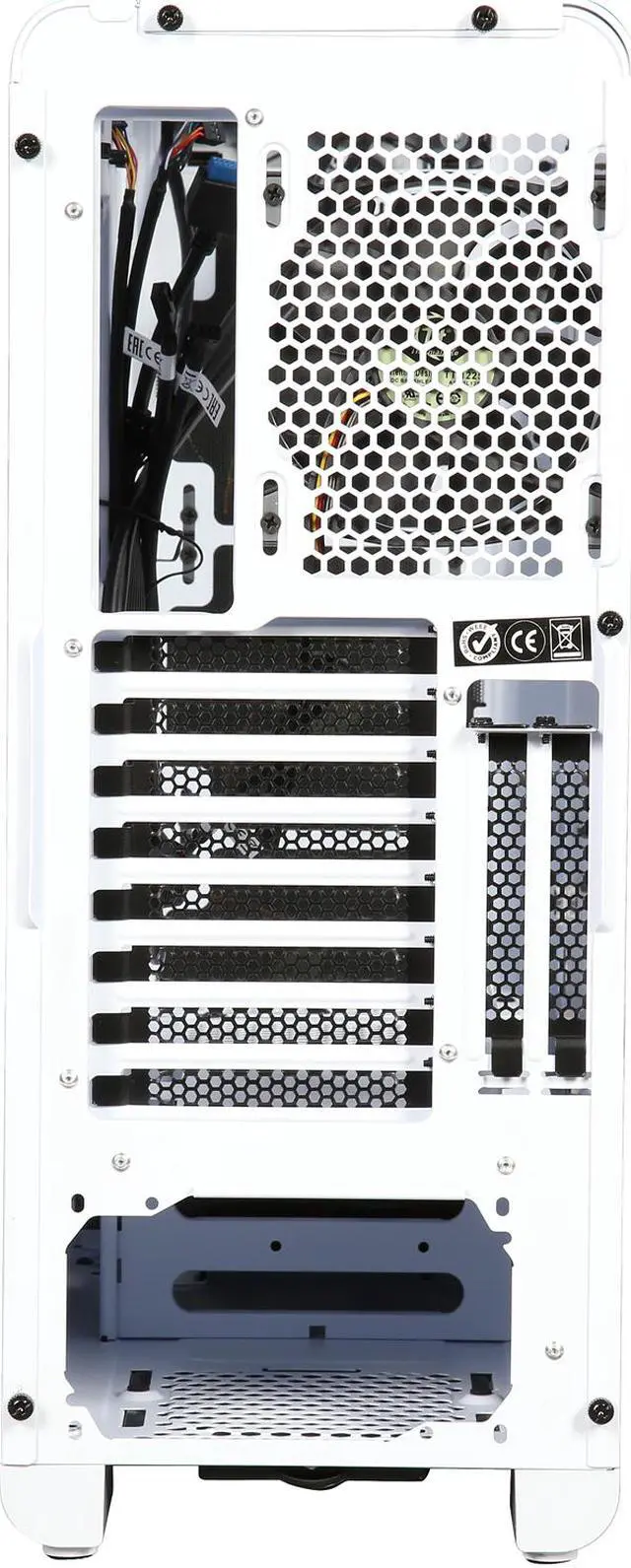 Alt view image 9 of 9 - Thermaltake View 27 Snow ATX Gull Wing Window Tt LCS Certified Gaming Mid Tower Computer Case with 4 x 120mm White Riing Fan CA-1G7-00M6WN-WT