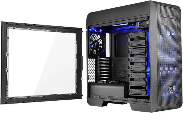 Alt view image 7 of 11 - Thermaltake Core V71 Power Cover Edition Black E-ATX Full Tower Tt LCS Certified Gaming Computer Case CA-1B6-00F1WN-03