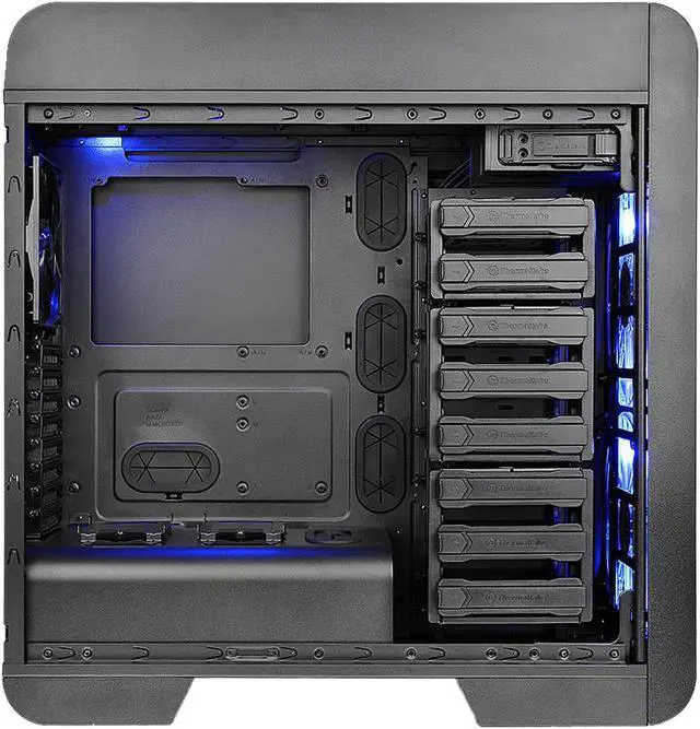 Alt view image 4 of 11 - Thermaltake Core V71 Power Cover Edition Black E-ATX Full Tower Tt LCS Certified Gaming Computer Case CA-1B6-00F1WN-03
