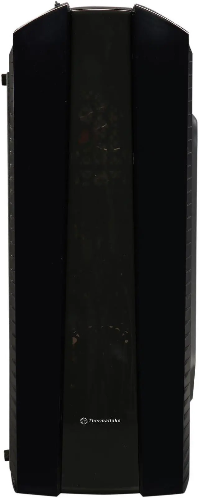 Alt view image 2 of 10 - Thermaltake Versa N27 Red LED Fan Edition Black ATX Gaming Mid Tower Computer Case CA-1H6-00M1WN-02