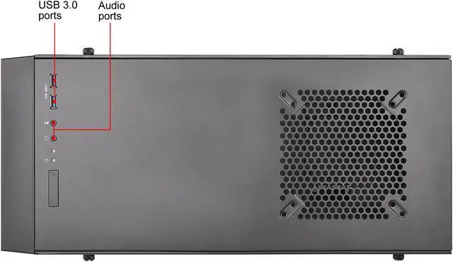 Alt view image 7 of 8 - Thermaltake Core G21 Dual 4mm Tempered Two-Toned Glass Power Cover ATX Black Gaming Computer Case CA-1I4-00M1WN-00