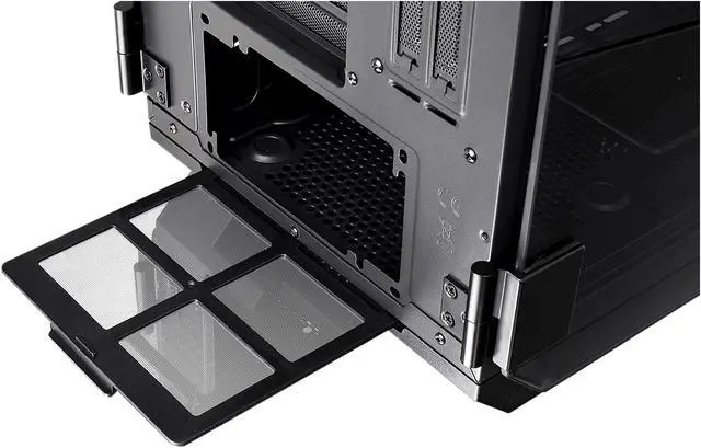 Alt view image 14 of 17 - Thermaltake View 71 RGB 4-Sided Tempered Glass Vertical GPU Modular E-ATX Gaming Full Tower Computer Case with 3 RGB LED Riing Fan Pre-installed CA-1I7-00F1WN-01