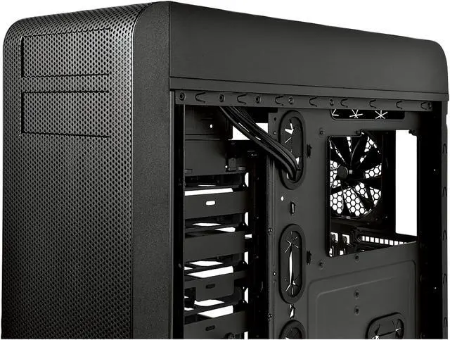 Alt view image 8 of 17 - Thermaltake Core V71 Tempered Glass Black E-ATX Full Tower Tt LCS Certified Gaming Computer Case CA-1B6-00F1WN-04