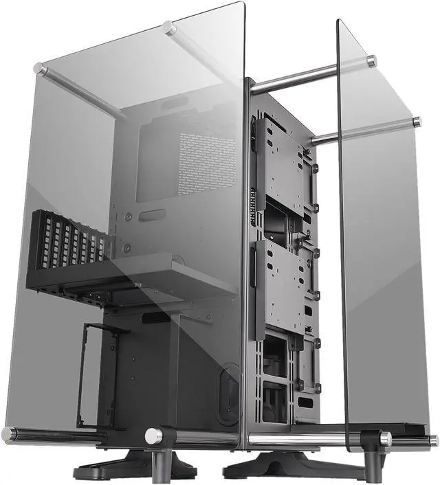 Main image of Thermaltake Core P90 Black Mid Tower Tempered Glass Open Frame Viewing Tt LCS Certified Gaming Computer Case CA-1J8-00M1WN-00