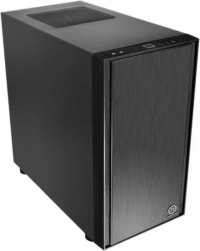 Alt view image 3 of 16 - Thermaltake Versa H17  Black SPCC Micro ATX Gaming Computer Case CA-1J1-00S1NN-00