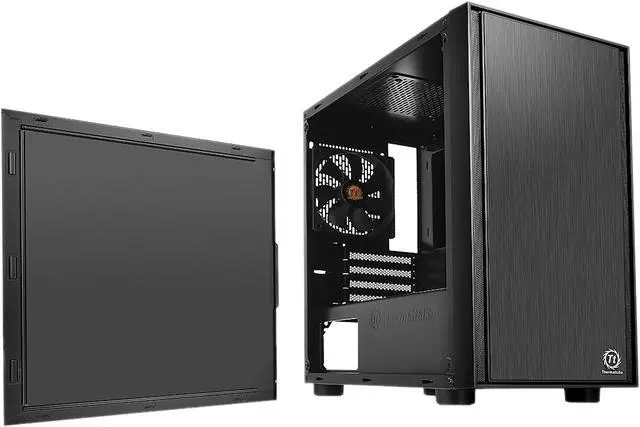 Alt view image 10 of 16 - Thermaltake Versa H17  Black SPCC Micro ATX Gaming Computer Case CA-1J1-00S1NN-00