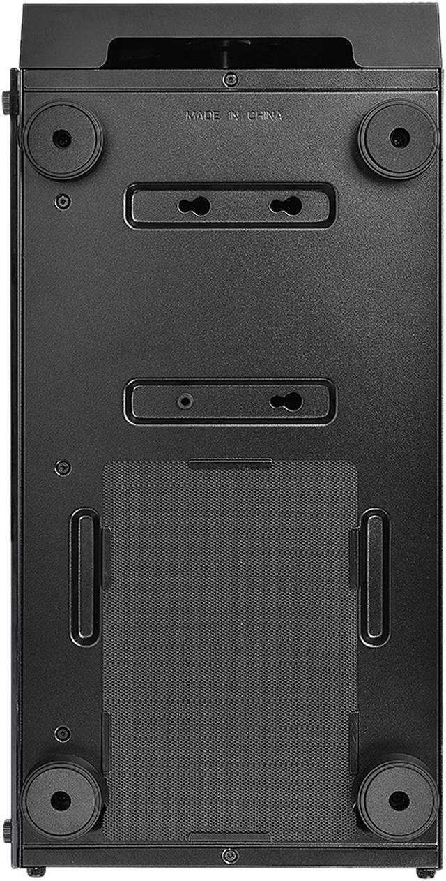 Alt view image 10 of 13 - Thermaltake Versa H18 Tempered Glass Black SPCC Micro ATX Gaming Computer Case CA-1J4-00S1WN-01