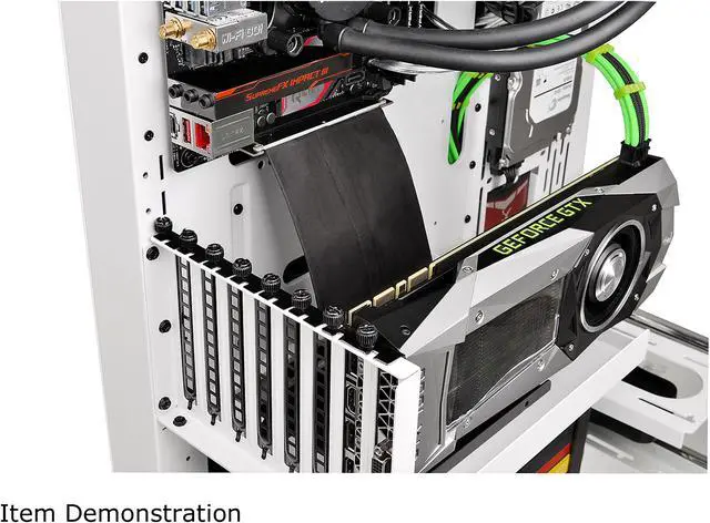 Alt view image 14 of 19 - Thermaltake Core P3 TG Snow ATX Open Frame Panoramic Viewing Tt LCS Certified Gaming Computer Case CA-1G4-00M6WN-05