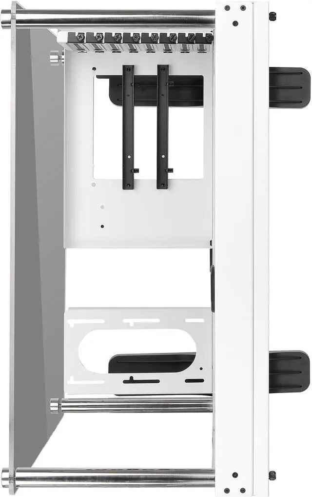 Alt view image 8 of 19 - Thermaltake Core P3 TG Snow ATX Open Frame Panoramic Viewing Tt LCS Certified Gaming Computer Case CA-1G4-00M6WN-05
