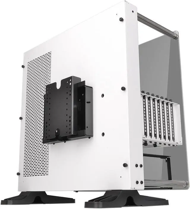 Alt view image 7 of 19 - Thermaltake Core P3 TG Snow ATX Open Frame Panoramic Viewing Tt LCS Certified Gaming Computer Case CA-1G4-00M6WN-05