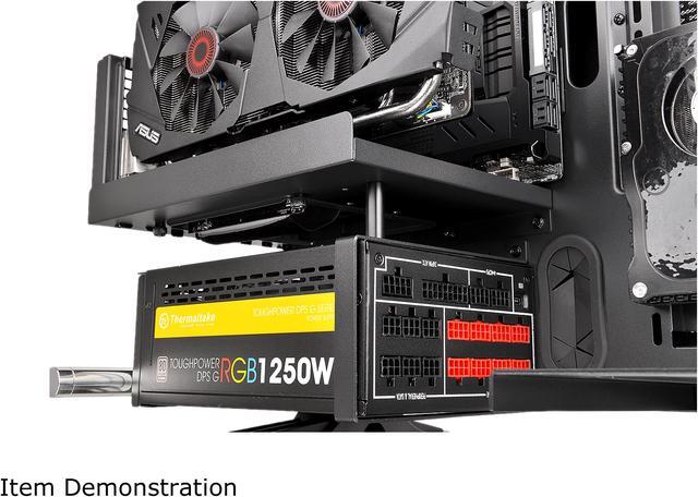 Alt view image 11 of 16 - Thermaltake Core P3 TG Black ATX Open Frame Panoramic Viewing Tt LCS Certified Gaming Computer Case CA-1G4-00M1WN-06