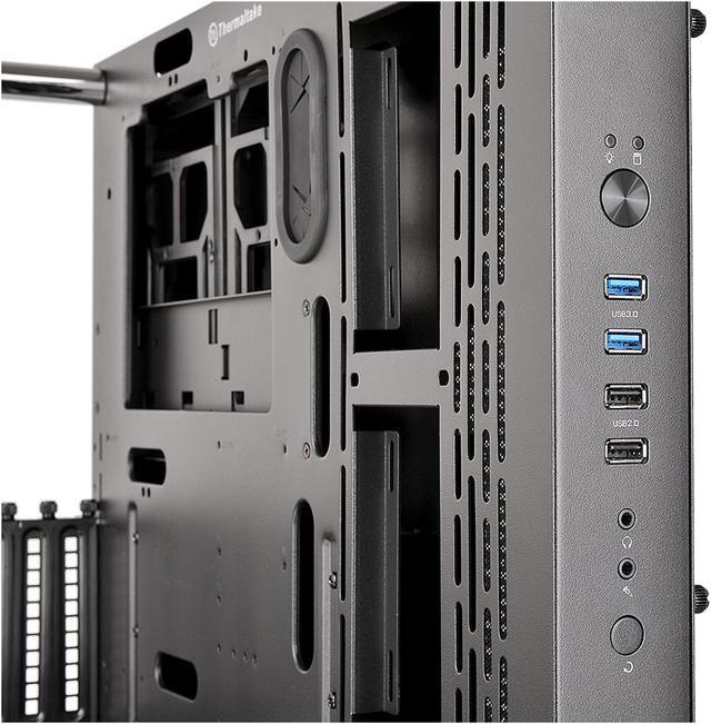 Alt view image 8 of 16 - Thermaltake Core P3 TG Black ATX Open Frame Panoramic Viewing Tt LCS Certified Gaming Computer Case CA-1G4-00M1WN-06